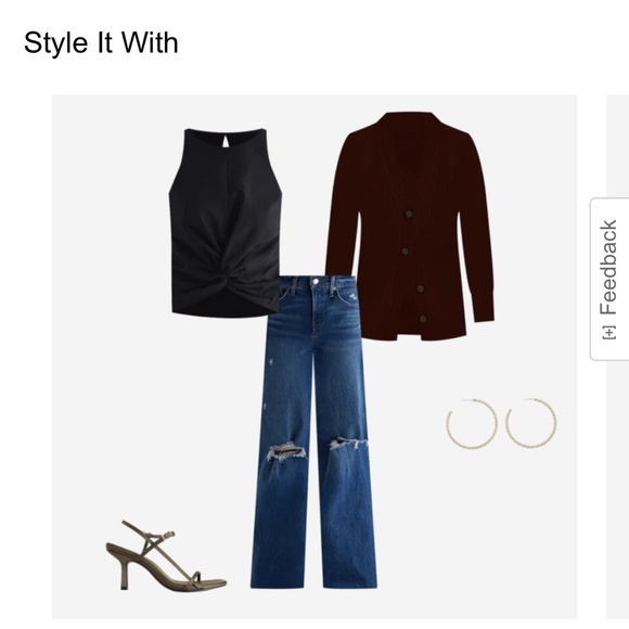 EXPRESS - London button down cardigan -NWT - Picture 13 of 15